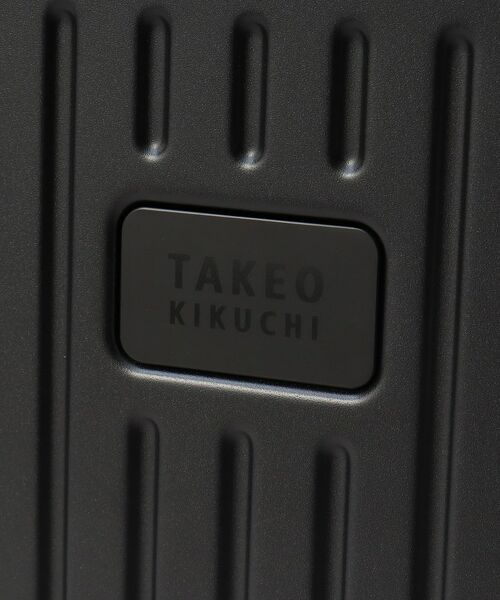 TAKEO KIKUCHI / タケオキクチ トラベルバッグ | 【CITY BLACK】スーツケース Sサイズ(フロントオープン式） | 詳細7