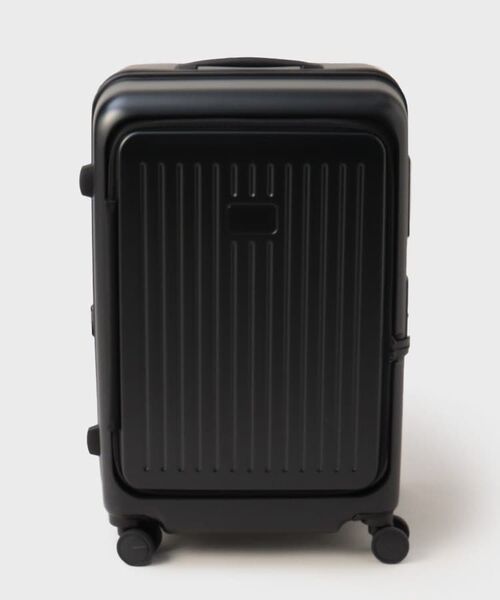 TAKEO KIKUCHI / タケオキクチ トラベルバッグ | 【CITY BLACK】スーツケース Mサイズ（フロント横開きエキスパンダブル） | 詳細1