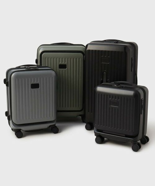 TAKEO KIKUCHI / タケオキクチ トラベルバッグ | 【CITY BLACK】スーツケース Mサイズ（フロント横開きエキスパンダブル） | 詳細26