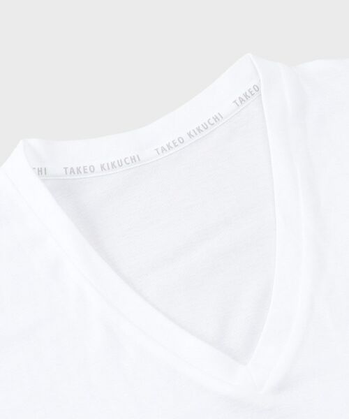 TAKEO KIKUCHI / タケオキクチ Tシャツ | 【MADE IN JAPAN】ベーシック半袖VネックTシャツ | 詳細12