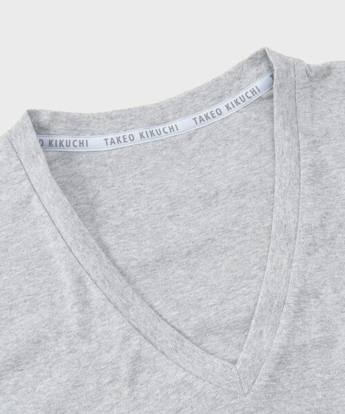 TAKEO KIKUCHI / タケオキクチ Tシャツ | 【MADE IN JAPAN】ベーシック半袖VネックTシャツ | 詳細13