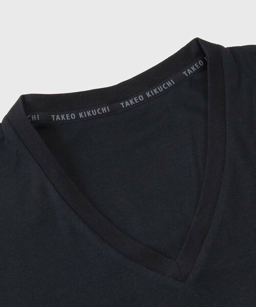 TAKEO KIKUCHI / タケオキクチ Tシャツ | 【MADE IN JAPAN】ベーシック半袖VネックTシャツ | 詳細14