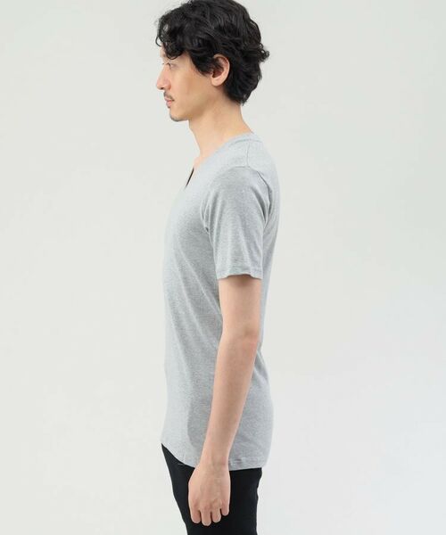 TAKEO KIKUCHI / タケオキクチ Tシャツ | 【MADE IN JAPAN】ベーシック半袖VネックTシャツ | 詳細3