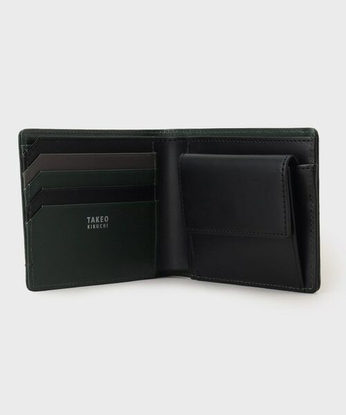 TAKEO KIKUCHI / タケオキクチ 財布・コインケース・マネークリップ | 配色型押しレザー2つ折り財布 | 詳細13