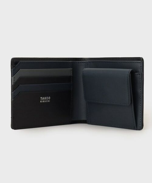 TAKEO KIKUCHI / タケオキクチ 財布・コインケース・マネークリップ | 配色型押しレザー2つ折り財布 | 詳細4