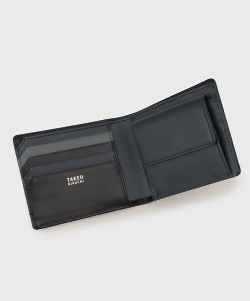 TAKEO KIKUCHI / タケオキクチ 財布・コインケース・マネークリップ | 配色型押しレザー2つ折り財布 | 詳細5