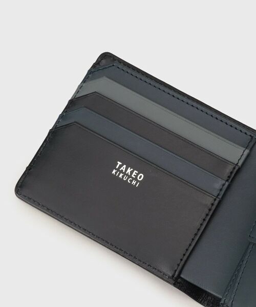 TAKEO KIKUCHI / タケオキクチ 財布・コインケース・マネークリップ | 配色型押しレザー2つ折り財布 | 詳細8