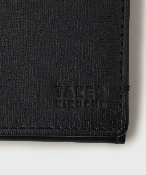 TAKEO KIKUCHI / タケオキクチ カードケース・名刺入れ・定期入れ | 配色型押しレザー名刺入れ&ICカード段付き | 詳細7