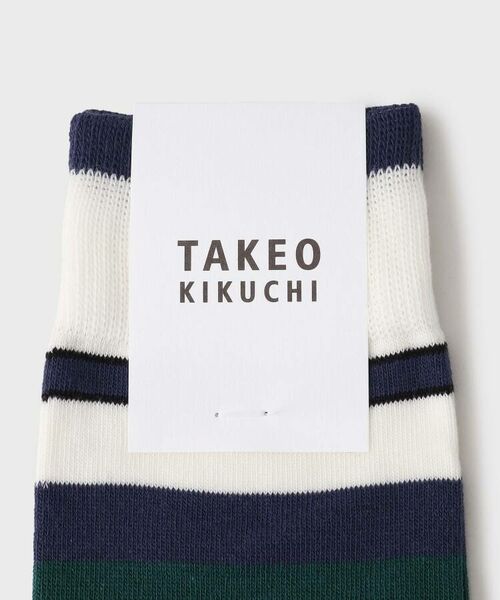 TAKEO KIKUCHI / タケオキクチ ソックス | マルチボーダー ソックス | 詳細4