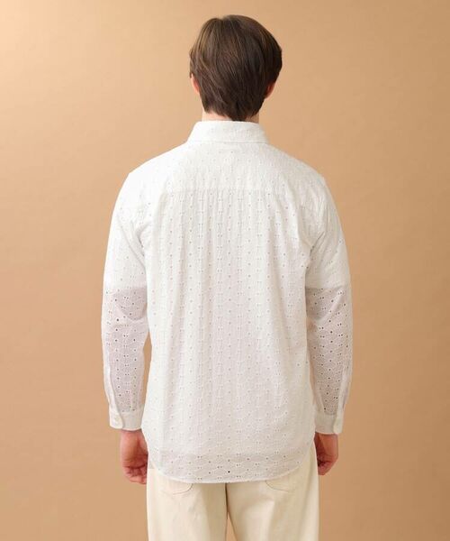 TAKEO KIKUCHI / タケオキクチ Tシャツ | 【Sサイズ～】アイレットエンブロイダリー シャツ | 詳細4