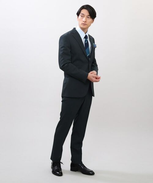 TAKEO KIKUCHI / タケオキクチ セットアップ | 【Made in JAPAN】マイクロデザイン カラー スーツ | 詳細24