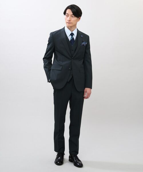TAKEO KIKUCHI / タケオキクチ セットアップ | 【Made in JAPAN】マイクロデザイン カラー スーツ | 詳細25
