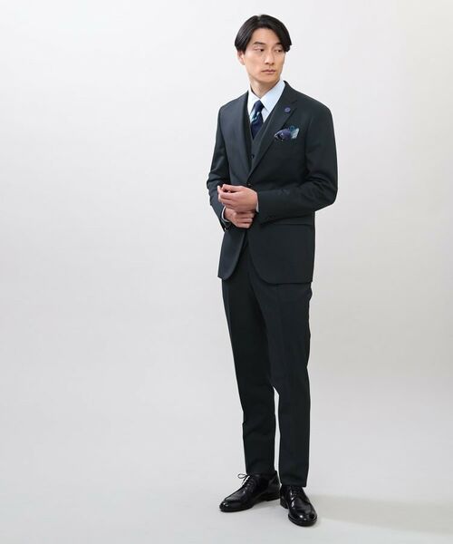 TAKEO KIKUCHI / タケオキクチ セットアップ | 【Made in JAPAN】マイクロデザイン カラー スーツ | 詳細26