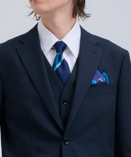 TAKEO KIKUCHI / タケオキクチ セットアップ | 【Made in JAPAN】マイクロデザイン カラー スーツ | 詳細28