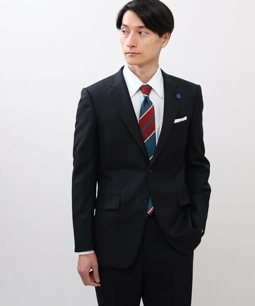 TAKEO KIKUCHI / タケオキクチ セットアップ | 絣りストライプ スーツ | 詳細17