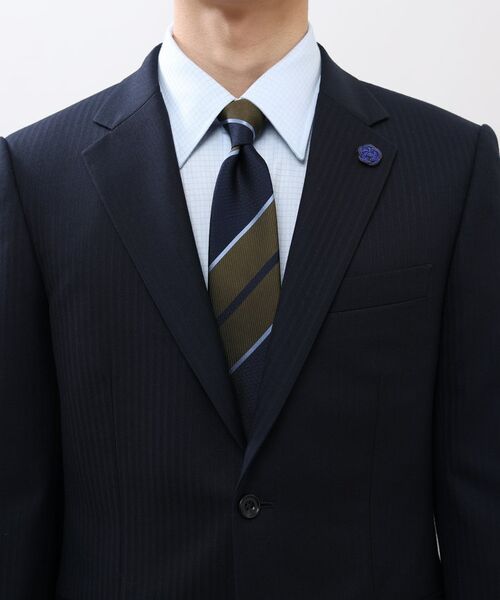 TAKEO KIKUCHI / タケオキクチ セットアップ | 絣りストライプ スーツ | 詳細5