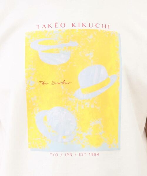 TAKEO KIKUCHI / タケオキクチ Tシャツ | 【Sサイズ～】ボーラーハット プリント Tシャツ | 詳細16