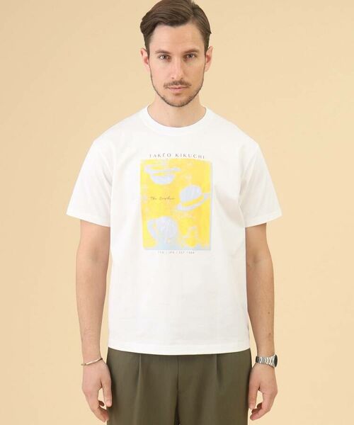 TAKEO KIKUCHI / タケオキクチ Tシャツ | 【Sサイズ～】ボーラーハット プリント Tシャツ | 詳細2