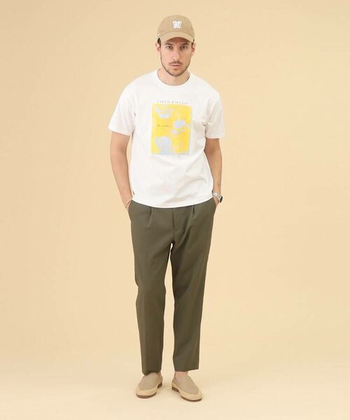 TAKEO KIKUCHI / タケオキクチ Tシャツ | 【Sサイズ～】ボーラーハット プリント Tシャツ | 詳細20