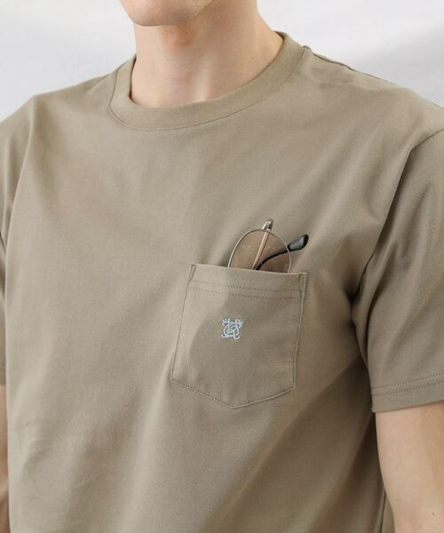TAKEO KIKUCHI / タケオキクチ Tシャツ | 【Sサイズ～】ワンポイント刺繍 ポケット Tシャツ | 詳細14