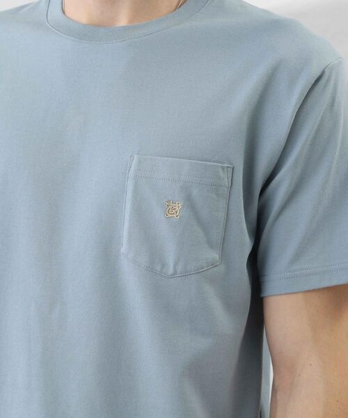 TAKEO KIKUCHI / タケオキクチ Tシャツ | 【Sサイズ～】ワンポイント刺繍 ポケット Tシャツ | 詳細23