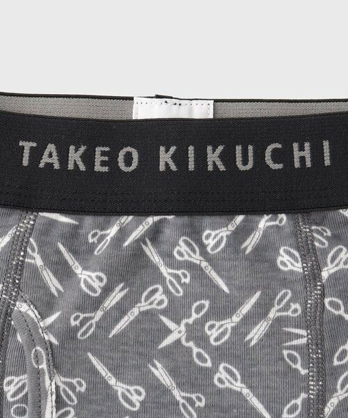 TAKEO KIKUCHI / タケオキクチ ボクサーパンツ・ブリーフ | ハサミモチーフ柄前開きボクサーパンツ | 詳細15