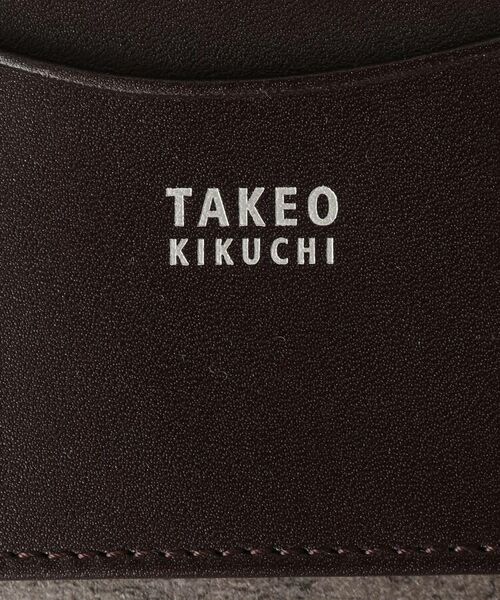 TAKEO KIKUCHI / タケオキクチ カードケース・名刺入れ・定期入れ | イタリアンブラックレザー 名刺入れ | 詳細6