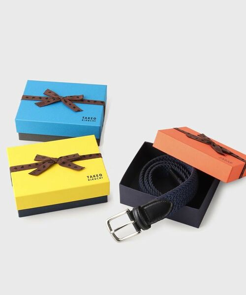 TAKEO KIKUCHI / タケオキクチ ベルト・サスペンダー | 【GIFT】ヘリンボンシャドーゴムメッシュベルト | 詳細22