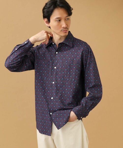 TAKEO KIKUCHI / タケオキクチ Tシャツ | 【Sサイズ~】サッカー地フラワープリント シャツ | 詳細12