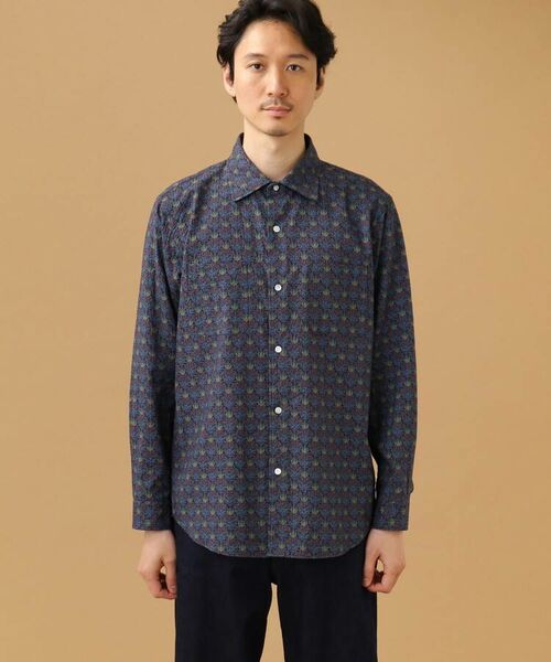 TAKEO KIKUCHI / タケオキクチ Tシャツ | 【Sサイズ~】サッカー地フラワープリント シャツ | 詳細2