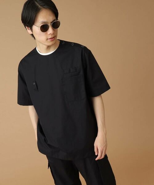 TAKEO KIKUCHI / タケオキクチ Tシャツ | 高密度ウェザークロス プルオーバーシャツ | 詳細13