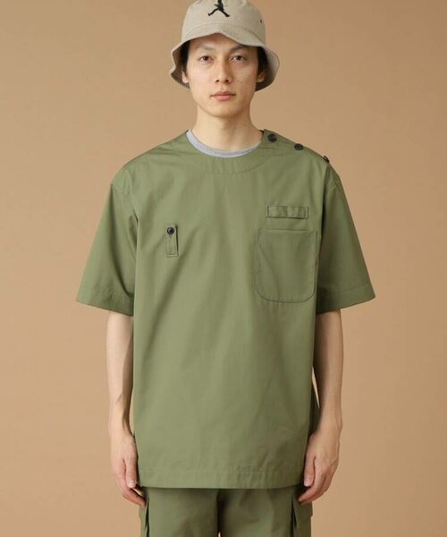 TAKEO KIKUCHI / タケオキクチ Tシャツ | 高密度ウェザークロス プルオーバーシャツ | 詳細2