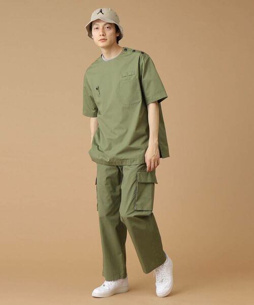 TAKEO KIKUCHI / タケオキクチ Tシャツ | 高密度ウェザークロス プルオーバーシャツ | 詳細21