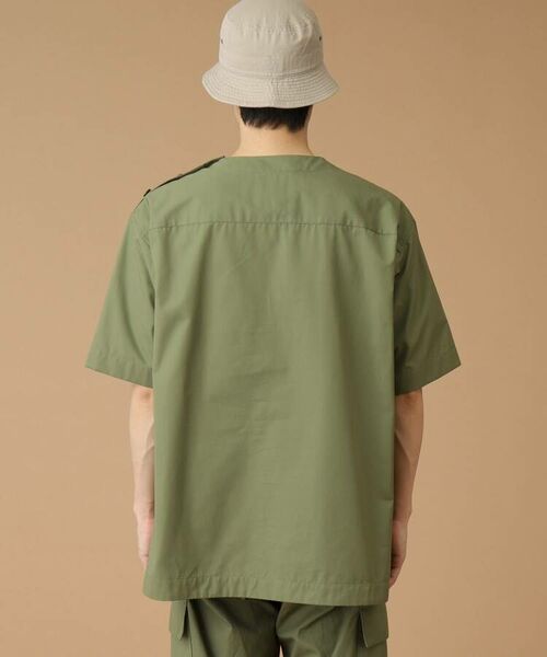 TAKEO KIKUCHI / タケオキクチ Tシャツ | 高密度ウェザークロス プルオーバーシャツ | 詳細4