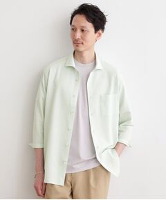 TAKEO KIKUCHI / タケオキクチ シャツ・ブラウス | 【抗菌防臭／7分袖】サッカージャージ ストライプシャツ