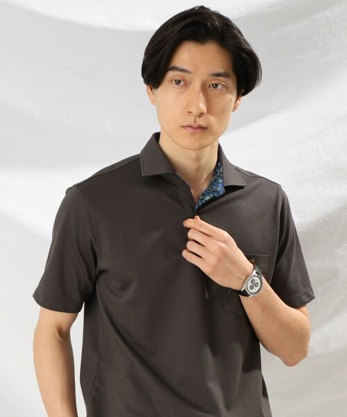 TAKEO KIKUCHI / タケオキクチ ポロシャツ | ボックスジャカード ポロシャツ | 詳細10