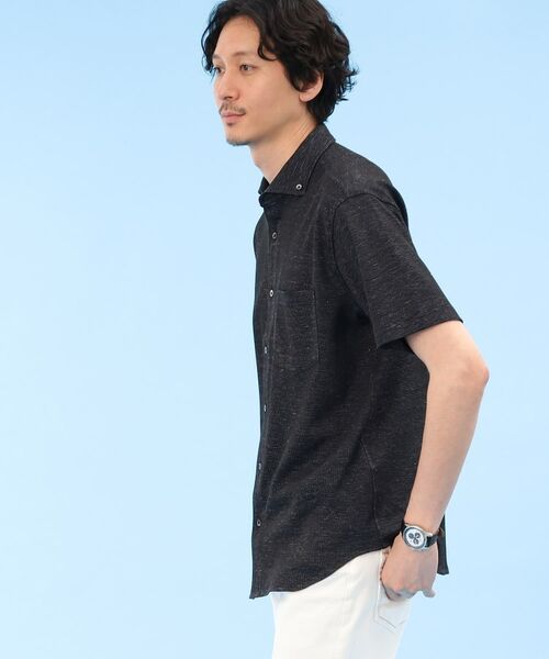 TAKEO KIKUCHI / タケオキクチ Tシャツ | 【Sサイズ~】尾州 リネンメッシュ シャツ | 詳細20