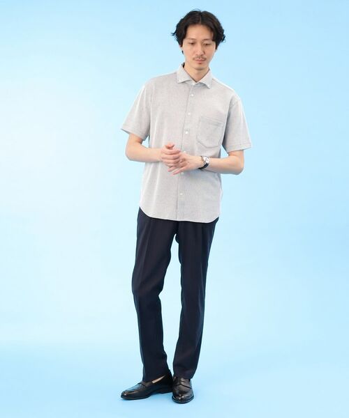 TAKEO KIKUCHI / タケオキクチ Tシャツ | 【Sサイズ~】尾州 リネンメッシュ シャツ | 詳細26