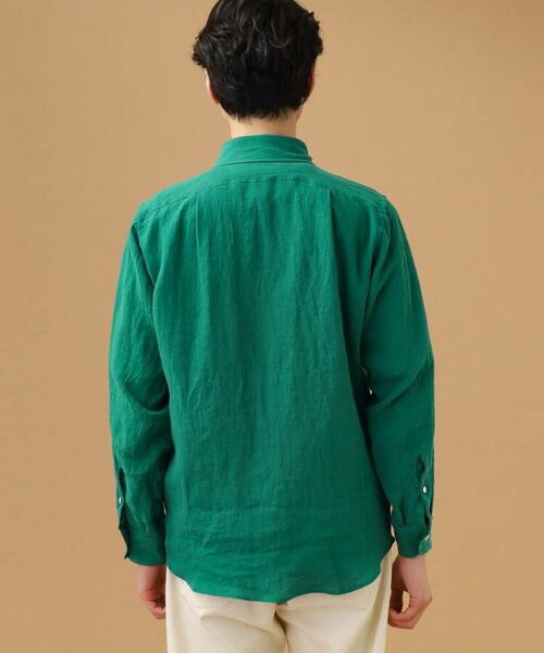 TAKEO KIKUCHI / タケオキクチ Tシャツ | 【Sサイズ~】リネン ラウンドカラーシャツ | 詳細4