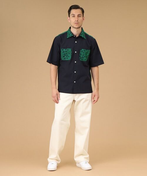TAKEO KIKUCHI / タケオキクチ Tシャツ | エンブロイダリーフラワー 半袖シャツ | 詳細19