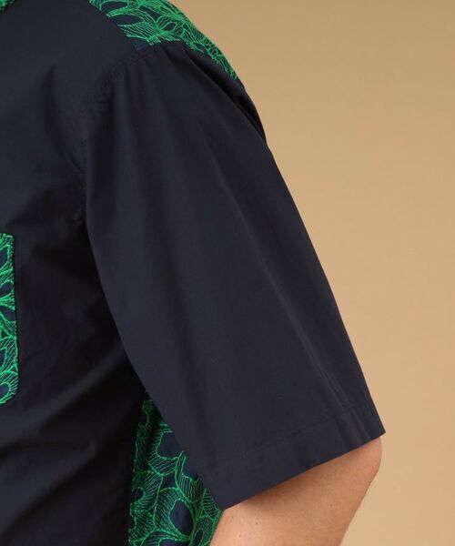 TAKEO KIKUCHI / タケオキクチ Tシャツ | エンブロイダリーフラワー 半袖シャツ | 詳細6
