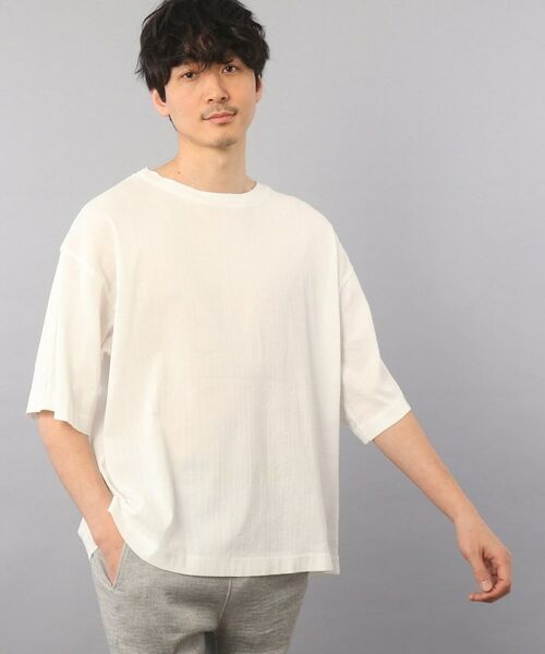 TAKEO KIKUCHI / タケオキクチ ルームウェア | 【ビワコットン】 ビッグTシャツ | 詳細4