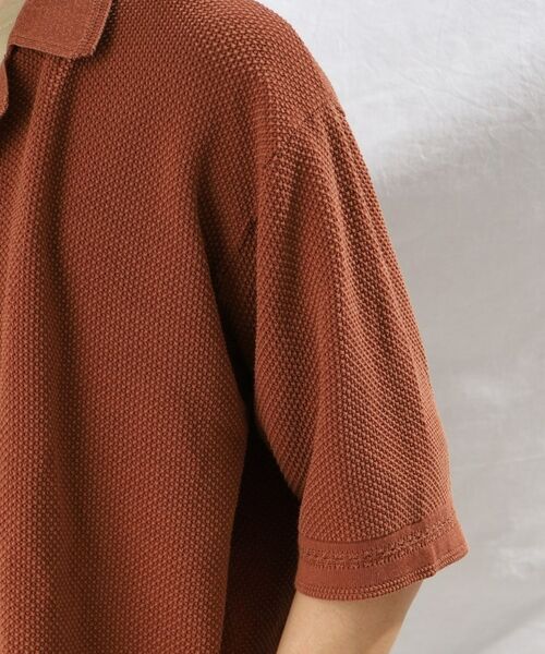TAKEO KIKUCHI / タケオキクチ ニット・セーター | 【洗える】【6色展開】スポンディッシュ ニットシャツ | 詳細10