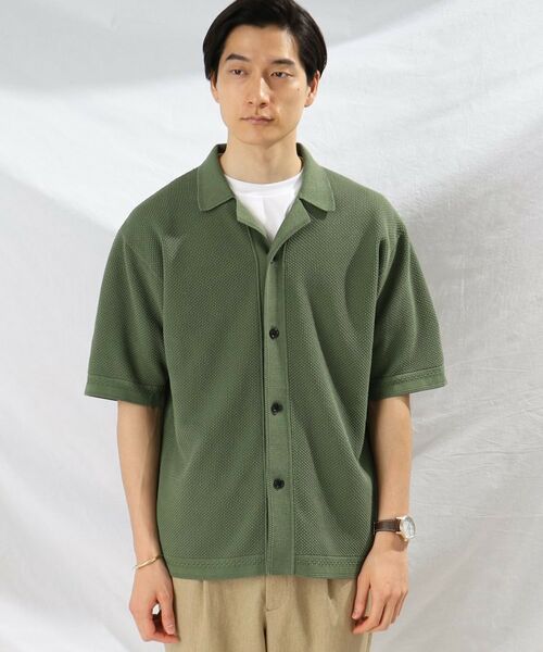 TAKEO KIKUCHI / タケオキクチ ニット・セーター | 【洗える】【6色展開】スポンディッシュ ニットシャツ | 詳細2