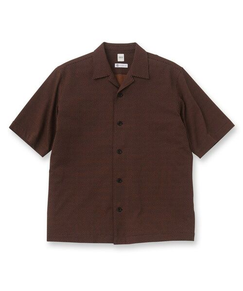 TAKEO KIKUCHI / タケオキクチ Tシャツ | マルデオリ 小紋 ジャカード シャツ | 詳細1