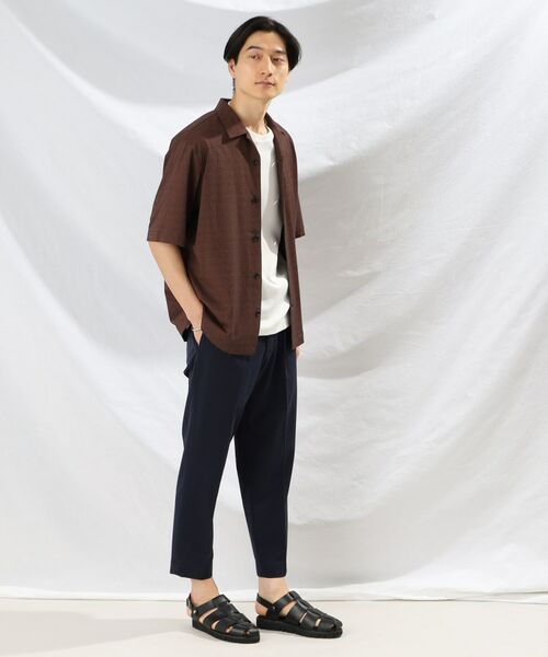 TAKEO KIKUCHI / タケオキクチ Tシャツ | マルデオリ 小紋 ジャカード シャツ | 詳細16