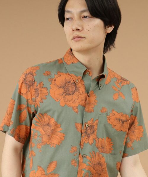 TAKEO KIKUCHI / タケオキクチ Tシャツ | フラワープリント 半袖シャツ | 詳細11