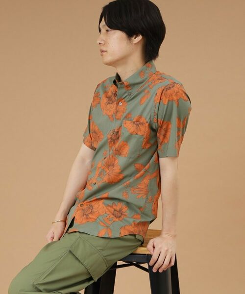 TAKEO KIKUCHI / タケオキクチ Tシャツ | フラワープリント 半袖シャツ | 詳細13