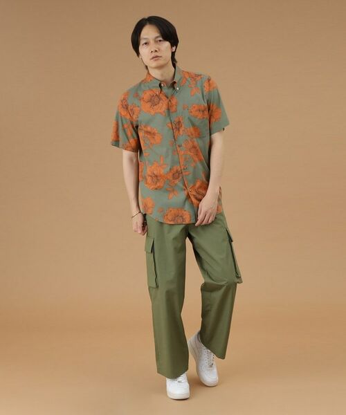 TAKEO KIKUCHI / タケオキクチ Tシャツ | フラワープリント 半袖シャツ | 詳細14