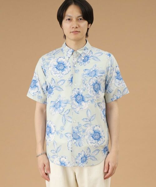 TAKEO KIKUCHI / タケオキクチ Tシャツ | フラワープリント 半袖シャツ | 詳細2